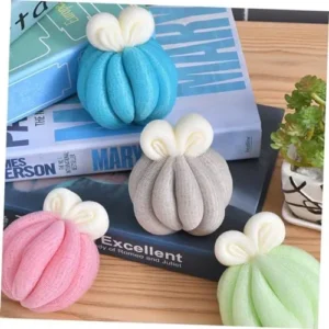 FOMIYES 6 Pcs Bath Ball Mini Mesh Pouf Beauty Bathing Accessories Bath Flower Bubble Making Net Bath Puff Shower Brush Soft Body Scrubber Lady Tools Sponge Bubble Maker Bath Wipe Cute