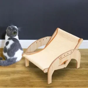 Fonowx Cat Lounge Chair Cat Hammock Bed Adjustable Resting and Sleeping Furniture Cats Raised Bed for Bunny Dogs Pet Puppy Rabbit