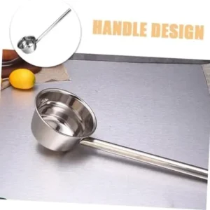 FUNOMOCYA Stainless Steel Spoon Ladle Water Barrel Kitchen Gadget Convenient Water Spoon Garden Water Bailer Kitchen Utensils Multi-use Spoon Kitchen Tool Spoon for Water Metal Small Tools