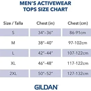 Gildan Men’s Heavy Cotton T-Shirt, Style G5000, 2-Pack