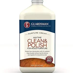 Guardsman Clean & Polish for Wood Furniture – Cream Polish 16 oz – Silicone Free, UV Protection – 461500 (2)