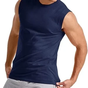 Hanes Men’s Essentials Midweight T Pack, Cotton Muscle Tank Shirts, 3-Pack