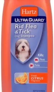 Hartz UltraGuard Plus Flea & Tick Shampoo for Dogs with Soothing Aloe