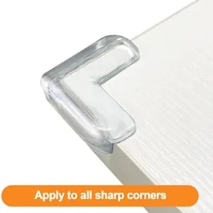 HOMREALM Baby Proofing 16 Pack Corner Protector Baby Corner Guards Furniture Corner & Edge Safety Bumpers Clear Baby Proofing Bumper Cushion for Table Furniture Sharp Corners