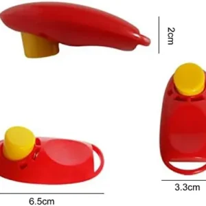 jyibinee Pet Aid Clicker Convenient Training Exercise Adjustable Ultrasonic Silent Dog Clicker Compatible with Yard Red