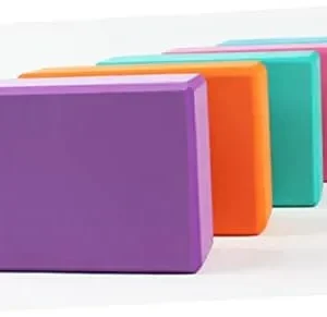 KICHOUSE Bulk Yoga Blocks Eva Foam Brick Pilates Blocks Foam Thick Yoga Blocks Fitness Foam Block Foam Yoga Blocks Exercise Blocks Yoga Brick Props High Wedge Shape Travel Balance Beam