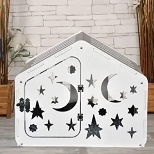 Layka – Indoor Dog House Wood Kennel Dog Crate Modern Dog House Dog Furniture Indoor Cat House Cat Sofa Wooden Dog Cot Wood Dog Bed Cat House