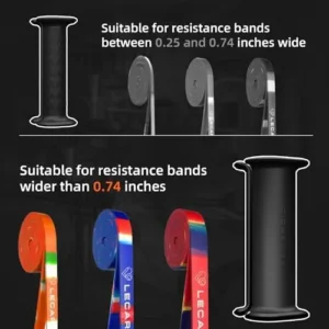 LECARDIO Resistance Band Handles, Exercise Bands Handles, Protect Your Hands from Injury