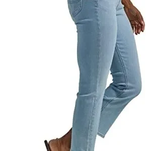 Lee Women’s Ultra Lux Mid-Rise Demi Boot Crop Capri Jean