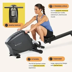 LifeSpan RW1000 Indoor Rowing Machine