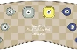 LUJIYY Dogs Training Buttons with Pad Recordable Sound Buttons for Cat & Dogs Pets Communication Talking Buttons Behavior Aid