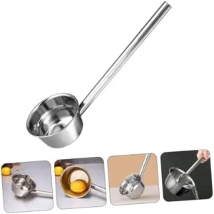 MAGICLULU 2pcs Stainless Steel Spoon Ladle Water Barrel Multi-use Spoon Bailer for Restaurant Garden Water Bailer Kitchen Utensils Kitchen Gadget Water Spoon Household Small Tools