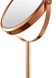 Makeup Mirror Rotatable Double-side Round Magnifying Table Desktop Standing Cosmetic Mirror Women Make Up Beauty Tool