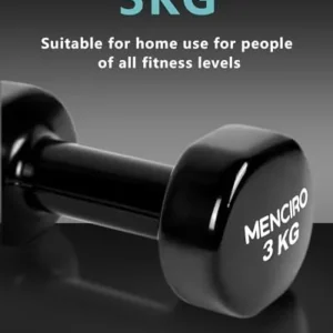 MENCIRO Dumbbells Set of 2 for Home Gym, 1KG – 5KG Hand Weight Set for Exercise and Fitness