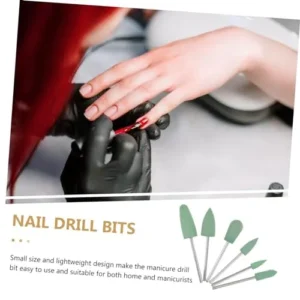 MERRYHAPY Nail Accessories 6pcs Nail Polish Set Manicure Women’s Tool Stainless Steel Nail Bits