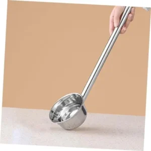 Mikinona Stainless Steel Spoon Water Barrel Ladle Water Spoon Household Water Scoop Kitchen Gadget Stainless Steel Scoop Water Bailer Kitchen Tool Metal Kitchen Utensils