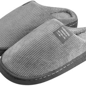 Milaloko Warm House Slippers, Men’s Cotton Slippers, Autumn and Winter Slippers