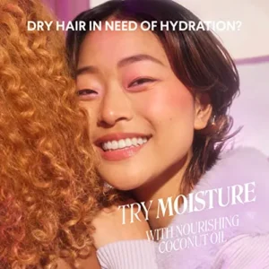 MONDAY HAIRCARE Moisture Shampoo 12oz for Dry, Coarse, Stressed, Coily and Curly Hair, Made from Coconut Oil, Rice Protein, Shea Butter, & Vitamin E, 100% Recyclable Bottles (350ml) (10426)