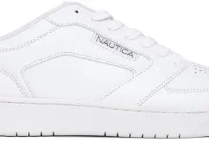 Nautica Men’s Low-Top Fashion Sneakers – Lace-Up Trainers for Stylish Basketball Style and Comfortable Walking Shoes