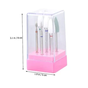 NOLITOY 1 Set Diamond Drill Bit Nail Polisher Drill Bits Nail Display Stand Manicure Drill Machine Bits Manicure Tools Power Tools Irish Accessories for Women Nail Bit Alloy Nail Drill