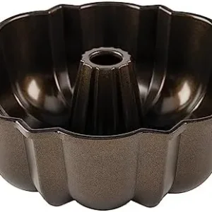 Nordic Ware Pro Cast Original Bundt Pan Bakeware, 12 Cup, Bronze