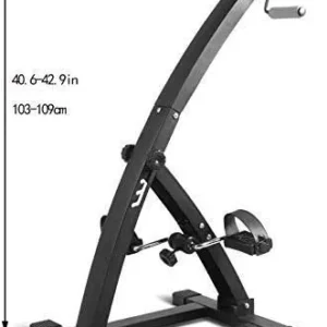 Office Fitness Deluxe Folding Pedal Exerciser Exercise Peddler Leg Machine Arm & Leg Exercise Peddler Machine Folding Exercise Bike Low Impact Desk Cycle