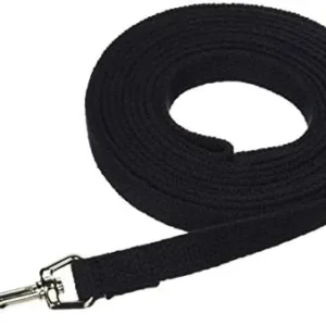 OmniPet Leather Brothers 10-Feet Web Lead, Small, Black