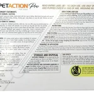 Pet Action Plus for Dogs, 8 Doses – 88 to 132 lbs.