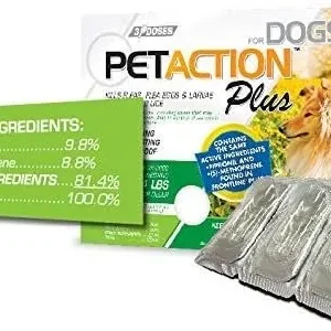 PetAction Plus for Dogs 12 Doses (23-44 LB)