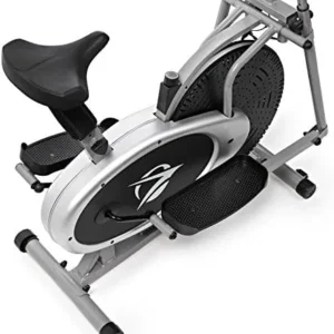 Plasma Fit Elliptical Machine Cross Trainer 2 in 1 Exercise Bike Cardio Fitness Home Gym Equipment