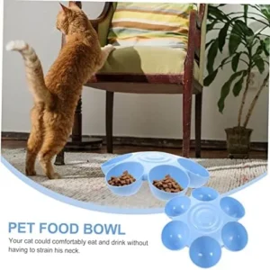 PRETYZOOM Pet Feeding Bowl Pet Food Bowl Dog Bowls Containers for Food Cat Feeding Watering Supplies Pet Dish Cat Food Small Dog Multiple Puppy Feeder and Dogs Plastic Non-Slip