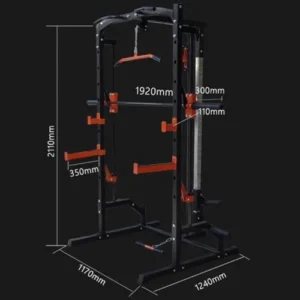 Professional Squat Rack Strength Training Equipment Home Sports Fitness Power Rack Squat Rack Bench Press Portal Frame Barbell Rack Comprehensive Training Fitness Equipment Squat Cage Home Gym