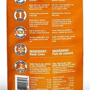 Purebites Duck For Cats 0.56Oz / 16G – Entry Size