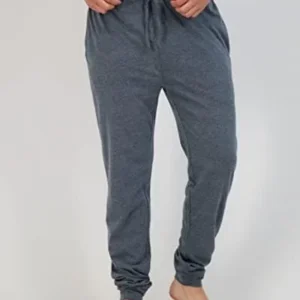 Real Essentials 3 Pack: Men’s Cotton Jersey Soft Jogger Sleep Lounge Pajama Drawstring & Pockets (Available in Big & Tall)