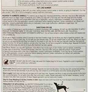 Sentry 6 Count FiproGuard Plus Dog Flea and Tick Drop, 22-Pound – Discontinued