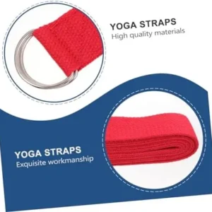 SHOWERORO 2pcs Yoga Stretching Belt Fitness Strap Band Yoga Stretch Strap Exercise Belt Workout Stretching Rope