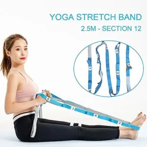 Sinknap Stretching Strap Yoga Strap Yoga Stretching Strap with Multi-Loop Wear-resistant Non-Elastic Physical Therapy Stretch Band Leg Stretch Strap