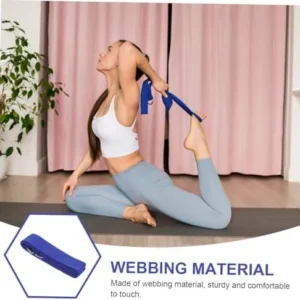 Sosoport 10 Pcs Pilates Yoga Strap Exercise Supply Inelastic Yoga Band Household Exercise Band Compact Non