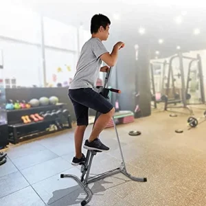 Stepper,Indoor Vertical Climber, Folding Exercise Step Machine with Monitor, Combines Muscle Toning + Aerobic Exercise for Home Gym