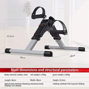 Stepper,Multifuntion Pedal Machine,Mini Comprehensive Leg Trainer Display Potable Home Gym Bike Steppers Fitness Equipment Fitness Step