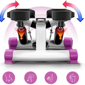 Stepper,Up-Down Exercise Exercise Step Machine for Home Foot Stepping Motion Machine Home Silent Stovepipe Weight Loss Machine Monitor Fitness Equipment Bicycle Exercise Stepper