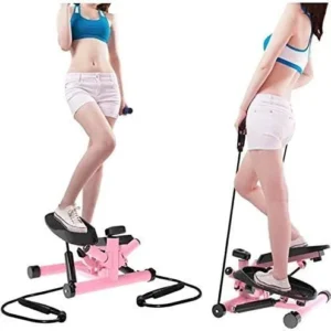 Stepper,Up-Down Exercise Exercise Step Machine for Home Mini Treadmills with Pull Rope Multi-Functional Treadmill for Home Equipped Quiet Lose Weight Pedal Fitness Equipment Running Machines Sports