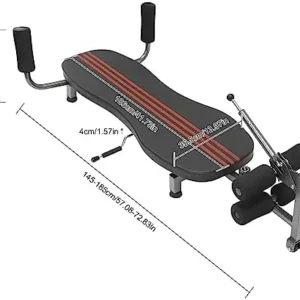 TdiriNar Inversion Tables for Back Pain, Home & Gym Lumbar Spine Traction System Ligament Stretcher – Up to 330 lbs Weight Capacity, Portable Back Stretch Decompression Bench for Home Gym Use