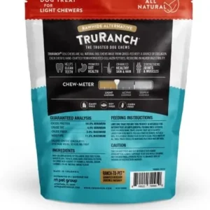 TRURANCH All-Natural Rawhide Alternative Dog Treats, 5″ Sticks (Beef), with Hydrolyzed Collagen 50% Protein, Healthy Treats, Limited Ingredients Dog Chew, for Small, Medium, and Large Dogs