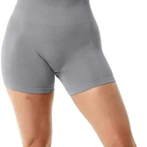 Unthewe Workout Butt Lifting Shorts for Women High Waisted Seamless Gym Yoga Booty Shorts