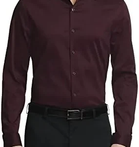 Van Heusen Men’s Dress Shirt Slim Fit Ultra Wrinkle Free Flex Collar Stretch