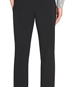 Van Heusen Men’s Stain Shield Stretch Slim Fit Flat Front Dress Pant