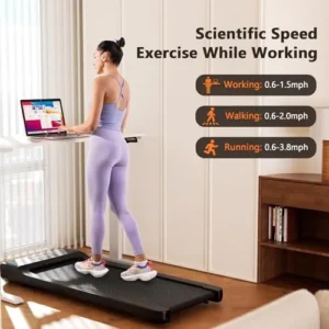 Walking Pad, Under Desk Treadmill 2 in 1 for Home/Office with Remote Control, Walking Treadmill, Portable Treadmill in LED Display