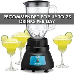 Waring Commercial Countertop Bar Blender, BevBasix™ Light Duty 1/2 HP with 48 oz Copolyester Container, Made in the USA, Professional Foodservice Use for Frozen Cocktail Drink, Dips, Smoothies