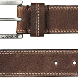 WOLVERINE Men’s Rugged Boot Leather Work Belt